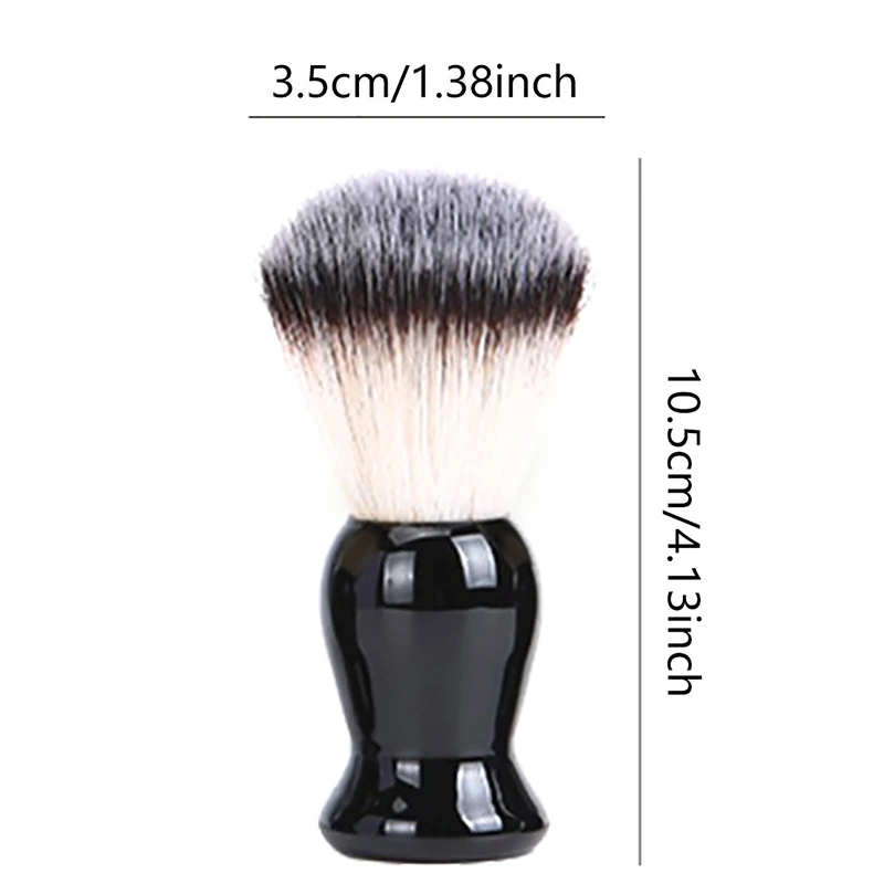 Natural Badger Hair Men's Shaving Brush Barber Salon Men Facial Beard Cleaning Appliance Shave Tool Razor Brush With Wood Handle