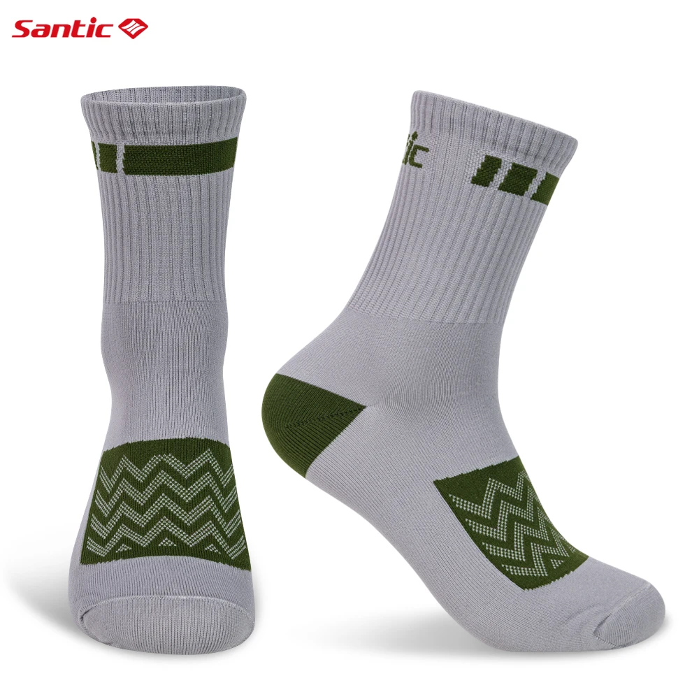 Santic Cycling Socks Unisex Men Women Outdoor MTB Bike Road Riding Socks Breathable Comfortable Sweat Absorbent Sports Socks