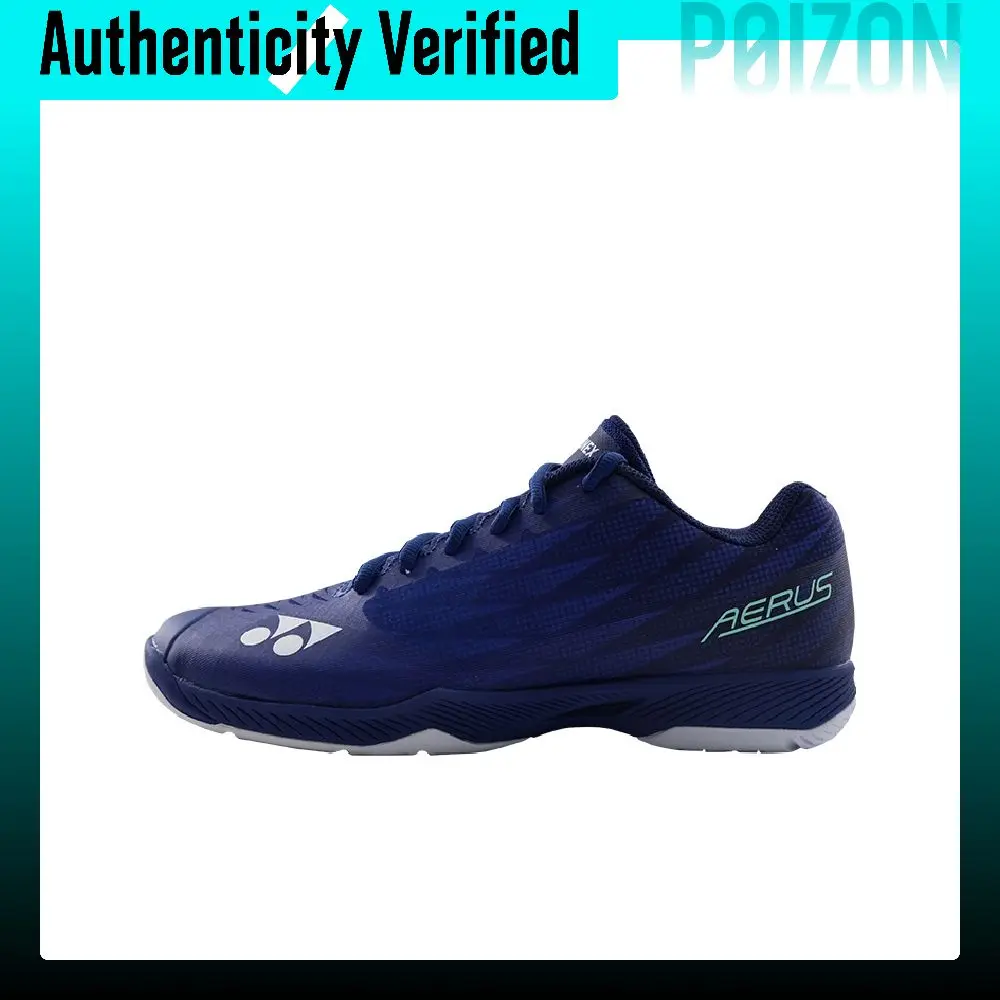 YONEX Cushioning Slip Resistant Abrasion Resistant Support Low top Badminton Shoes Women's Navy Blue SHBAZ2LEX