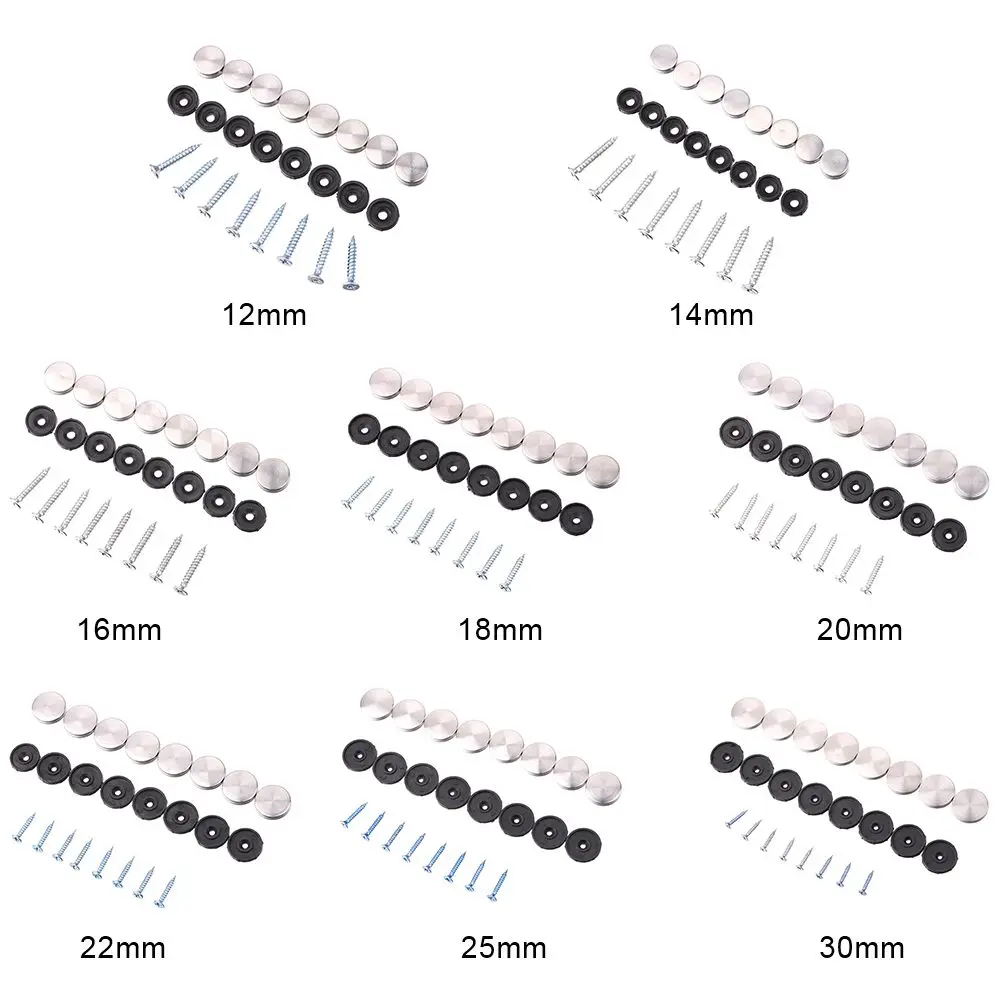 Couvercle de vis de décoration publicitaire, capuchon décoratif, attaches de miroir, meubles, quincaillerie, N64.vis