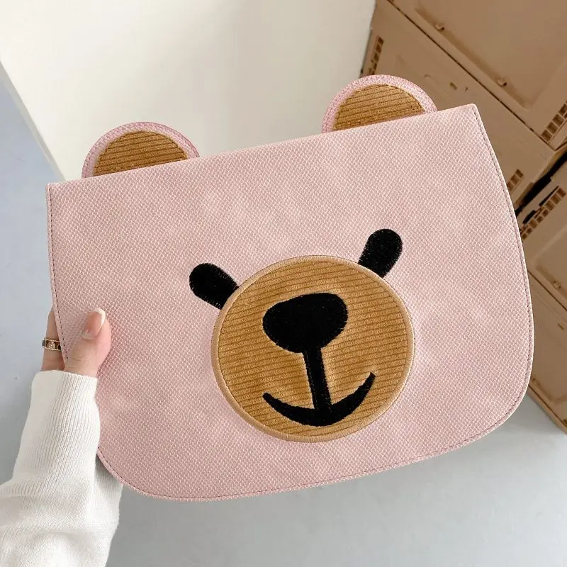 Cute Bear Soft Leather Apple Tablet Protective Case Ipad Mini Air 4 5 Pro 11 Inch 10th Generation Luxury Fashion Silicone Cover