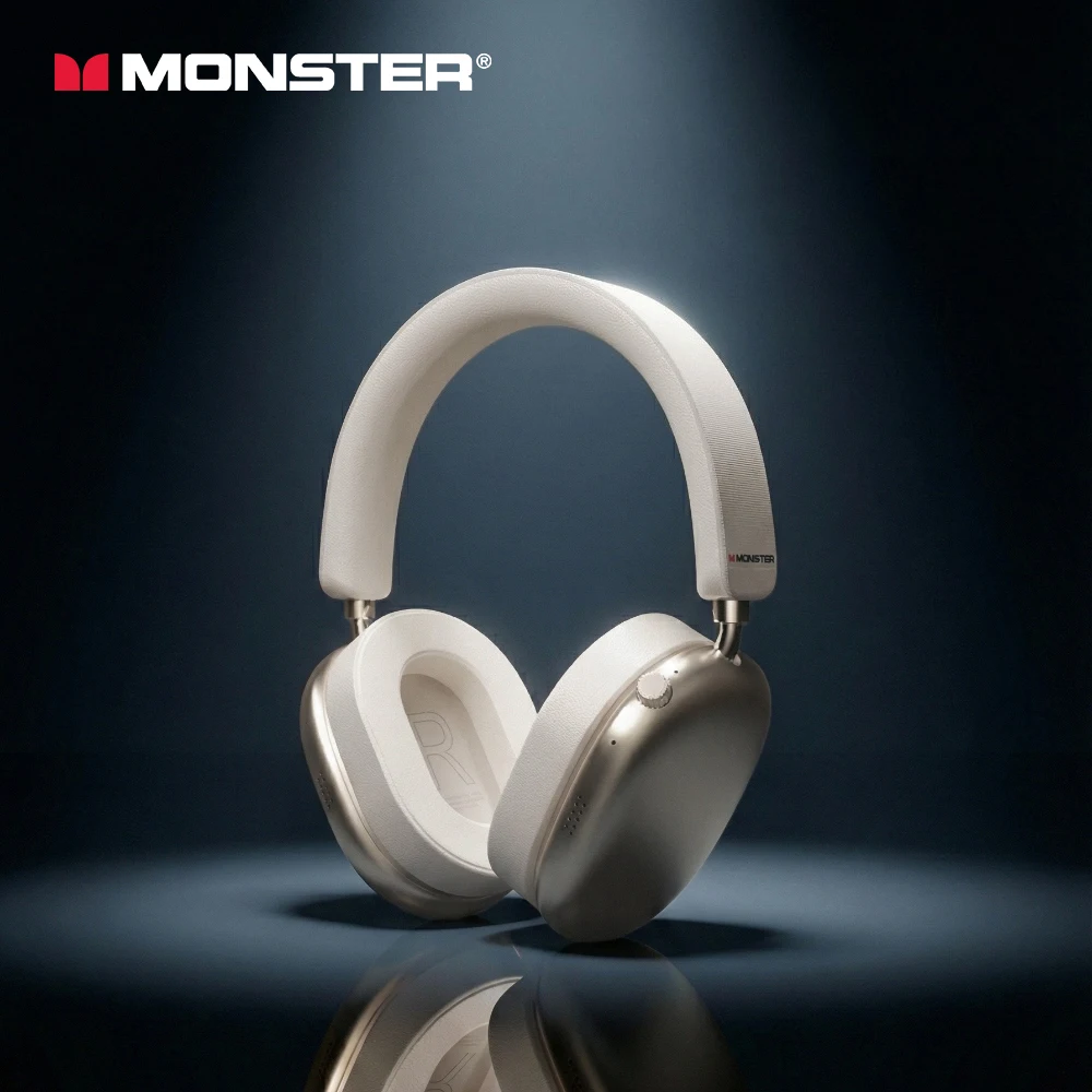 Monster AH100 ANC ワイヤレス Bluetooth 6.0 オーバーイヤー