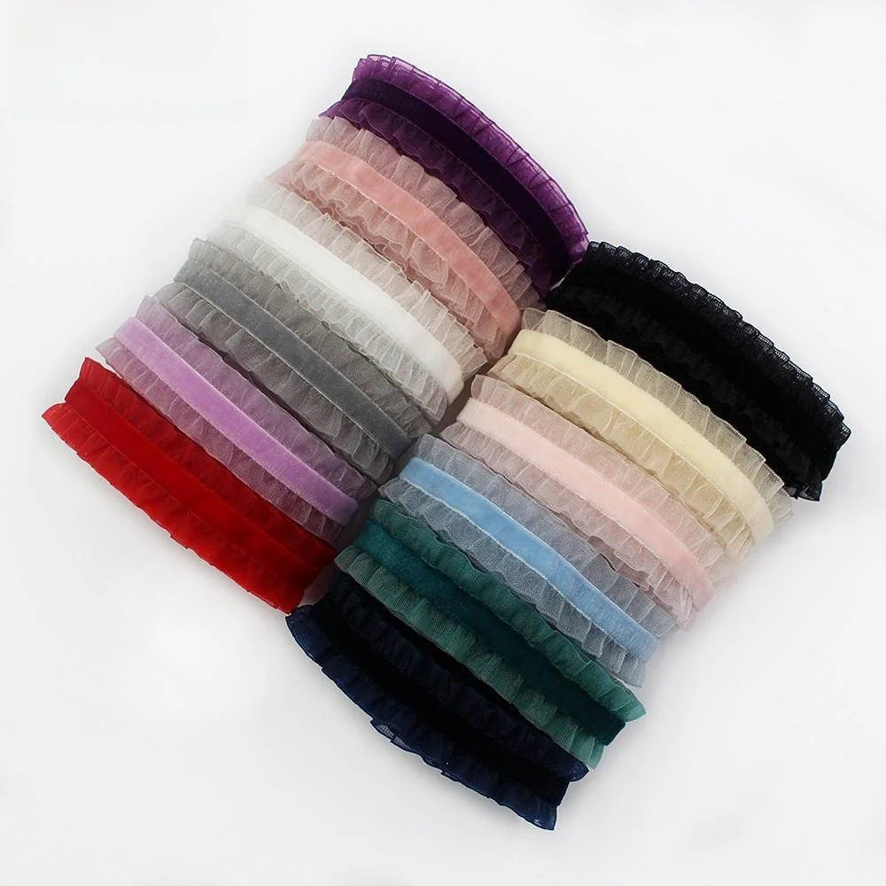 

Эластичная кружевная лента 20 мм для декора одежды, повязок для волос, аксессуаров для волос, плетения, ремней, эластичная тесьма, домашняя ткань