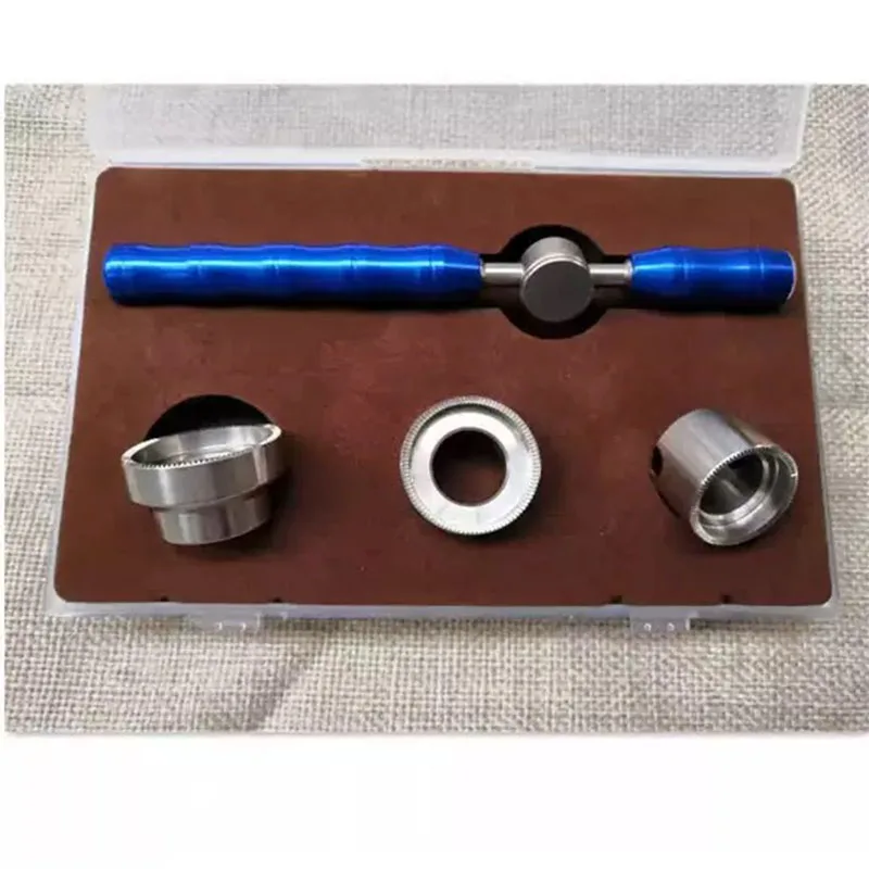 Watch Case Opening Repair Kit Three Head Watch Back Cover Remover Tool for Watch Maintenance Work
