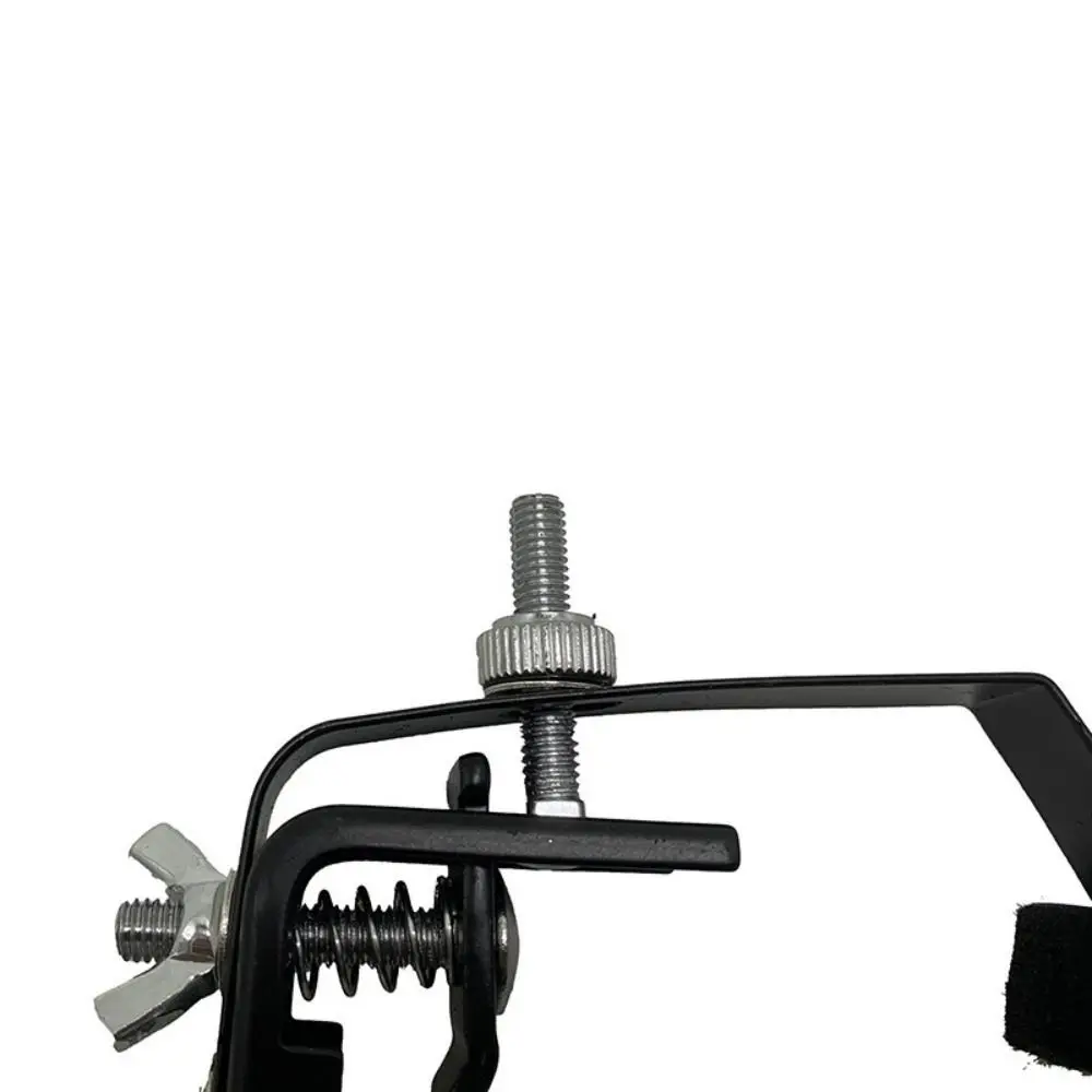Filz- und Metall-Snare-Drum-Dämpfer Klassisch Schwarz Western Percussion Instrument Zubehör Schlagzeug Tonregler Dämpfer – Detail 2