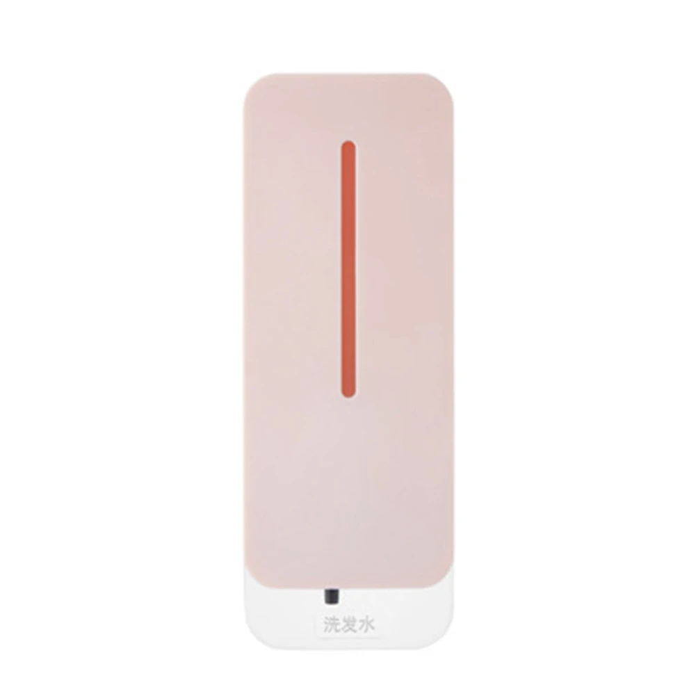 300ML Rechargeable Smart Lnduction Mobile Phone Washing Soap Dispenser Home Wall-Mounted Soap Dispenser-Pink