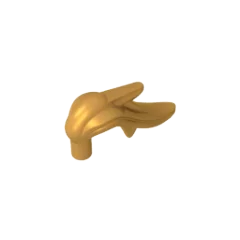 GDS-90099 Headwear Accessory Plume / Feather / Ponytail compatible with lego 22411 Assembles Building Blocks