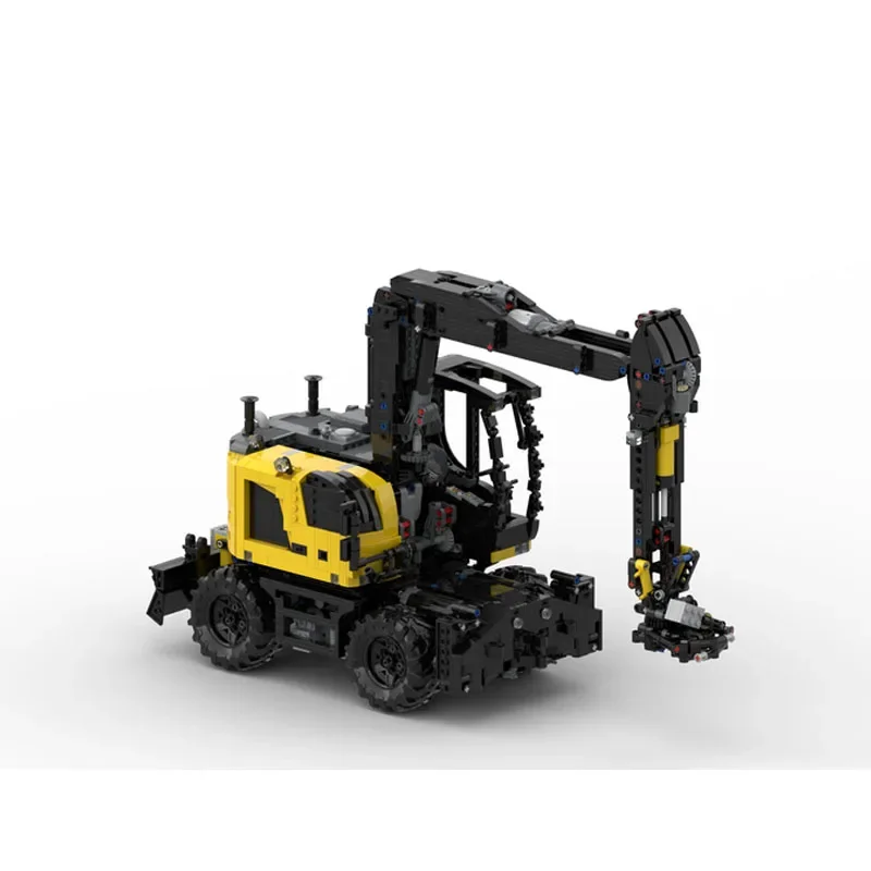 Excavator MOC-177607 - RC Device 918 Compact Excavator Toy Model Building Block Toy 2533PCS DIY Birthday Gift for Kids