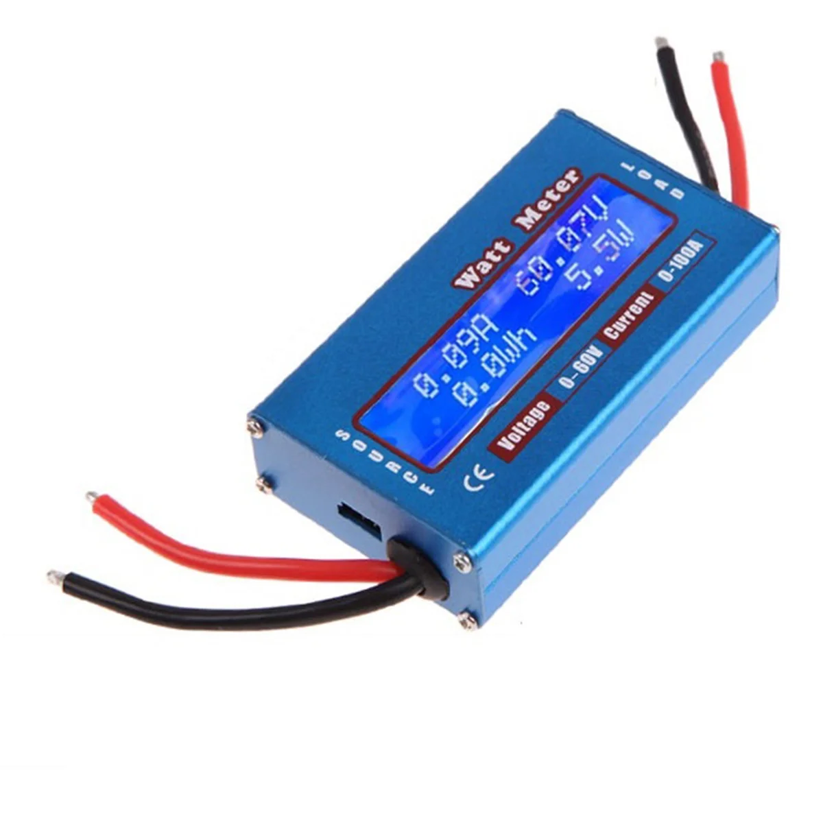 B50C DC 60V 100A WATT Meter Power Analyser Solar Wind Analyzer LCD Digital Current Energy Meter DC Power Analyser