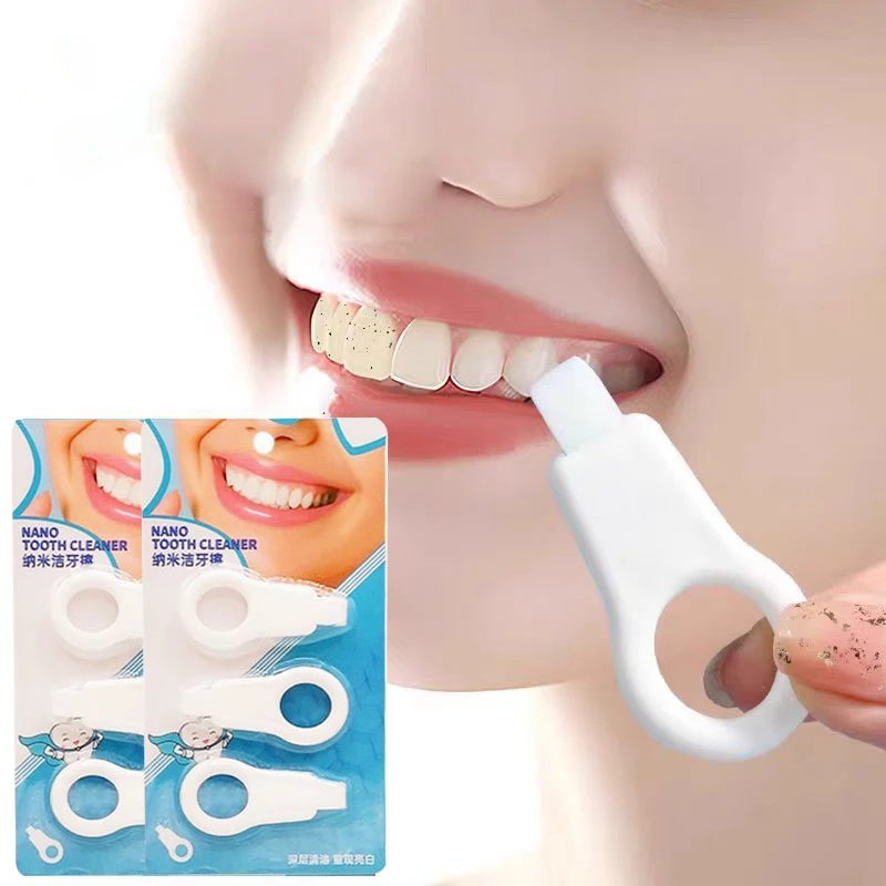 3/4 Stuks Nano Spons Tandenreinigingsdoekje Effectieve Kids Dental Whitening Nano Tanden Cleaner Verwijdering Plaque Vlekverwijdering