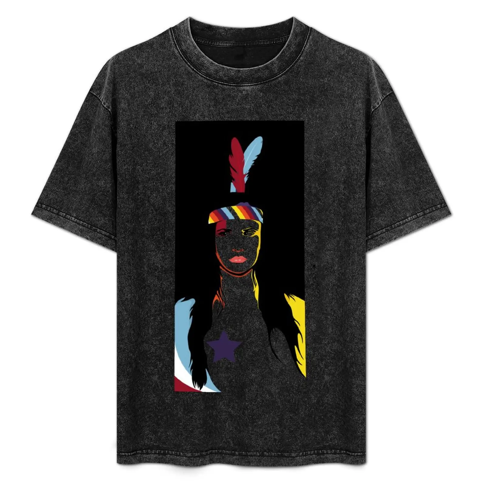 

Juliette Lewis T-Shirt Plus Size Solid Color T-Shirt