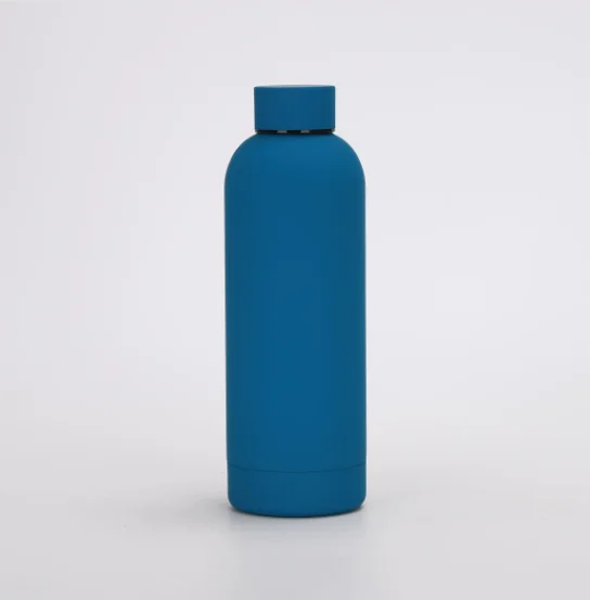 Thermosfles met eigen logo, grote vacuümfles van roestvrij staal, draagbare thermosfles, outdoor sportwaterfles, reismok 500ml