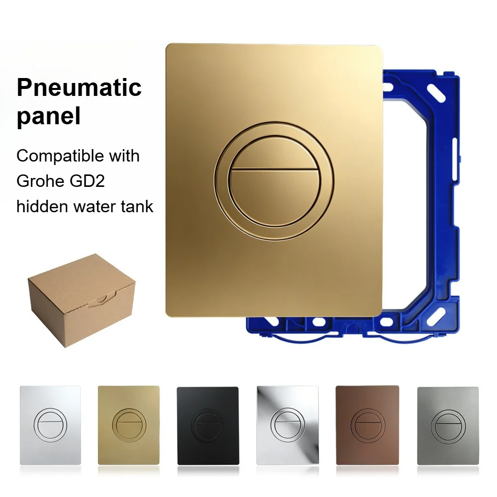Dual Flush Push Button Compatible with Grohe GD2 Cosmopolitan 38732/38966 Concealed Wall-mount Toilet Tank Cover Replacement
