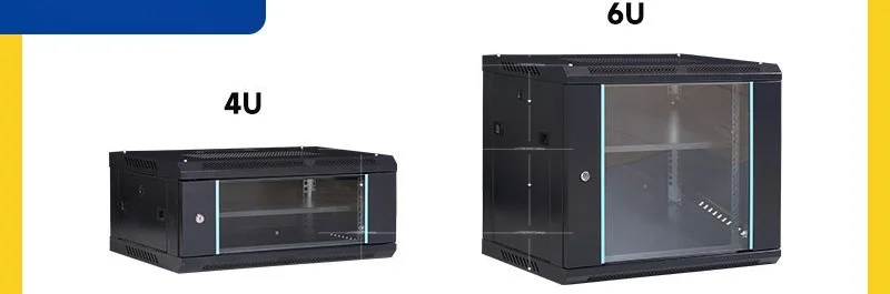 Small 6U Wall-mounted Network Cabinet - Router Hard Disk Server Home Thickened Weak Current Switchgear