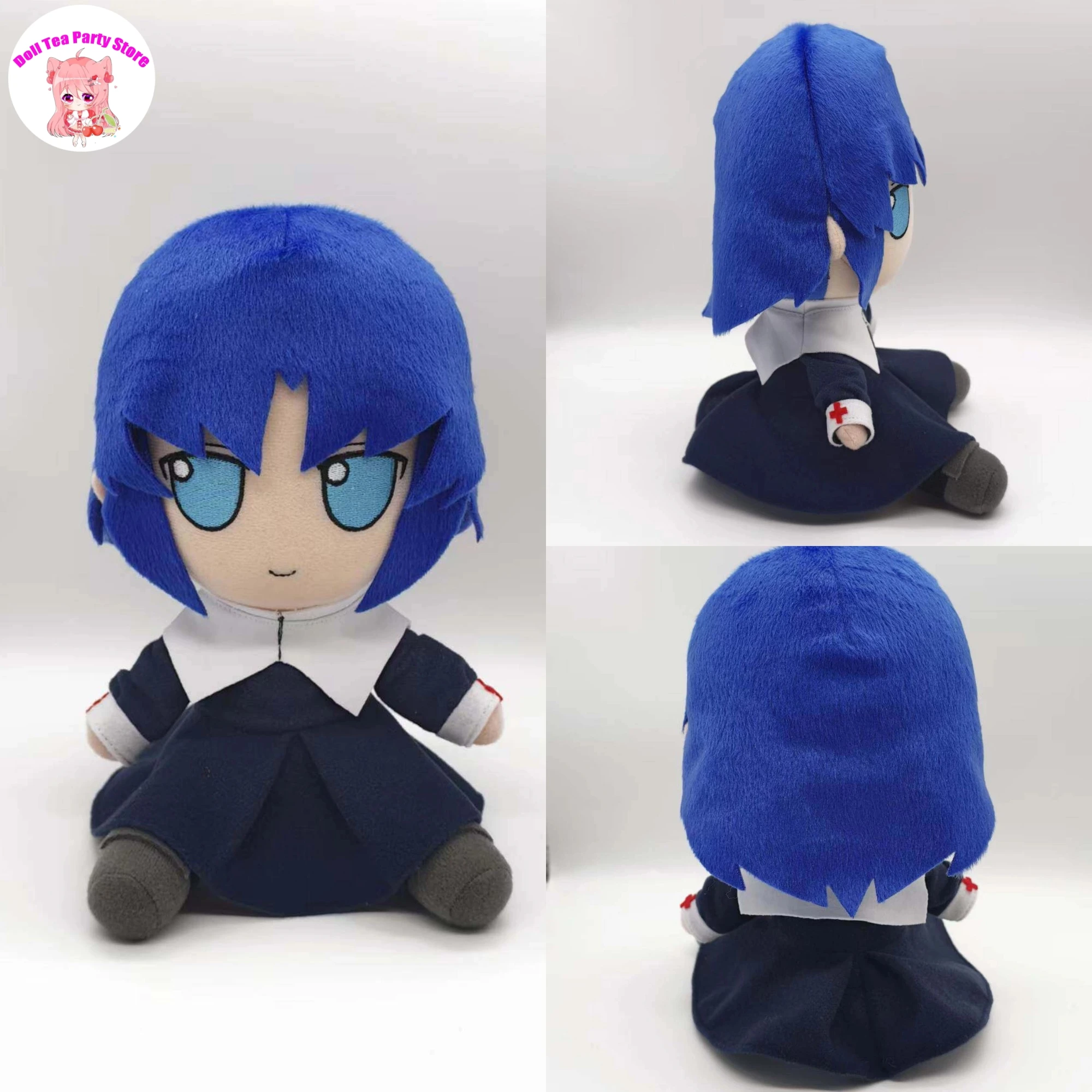 Ciel Chieru Tsukihime Sitting Posture Cotton Doll Fumo 20cm Anime Figures Plush Stuffed Plushie Toy Cosplay Mascot Gift
