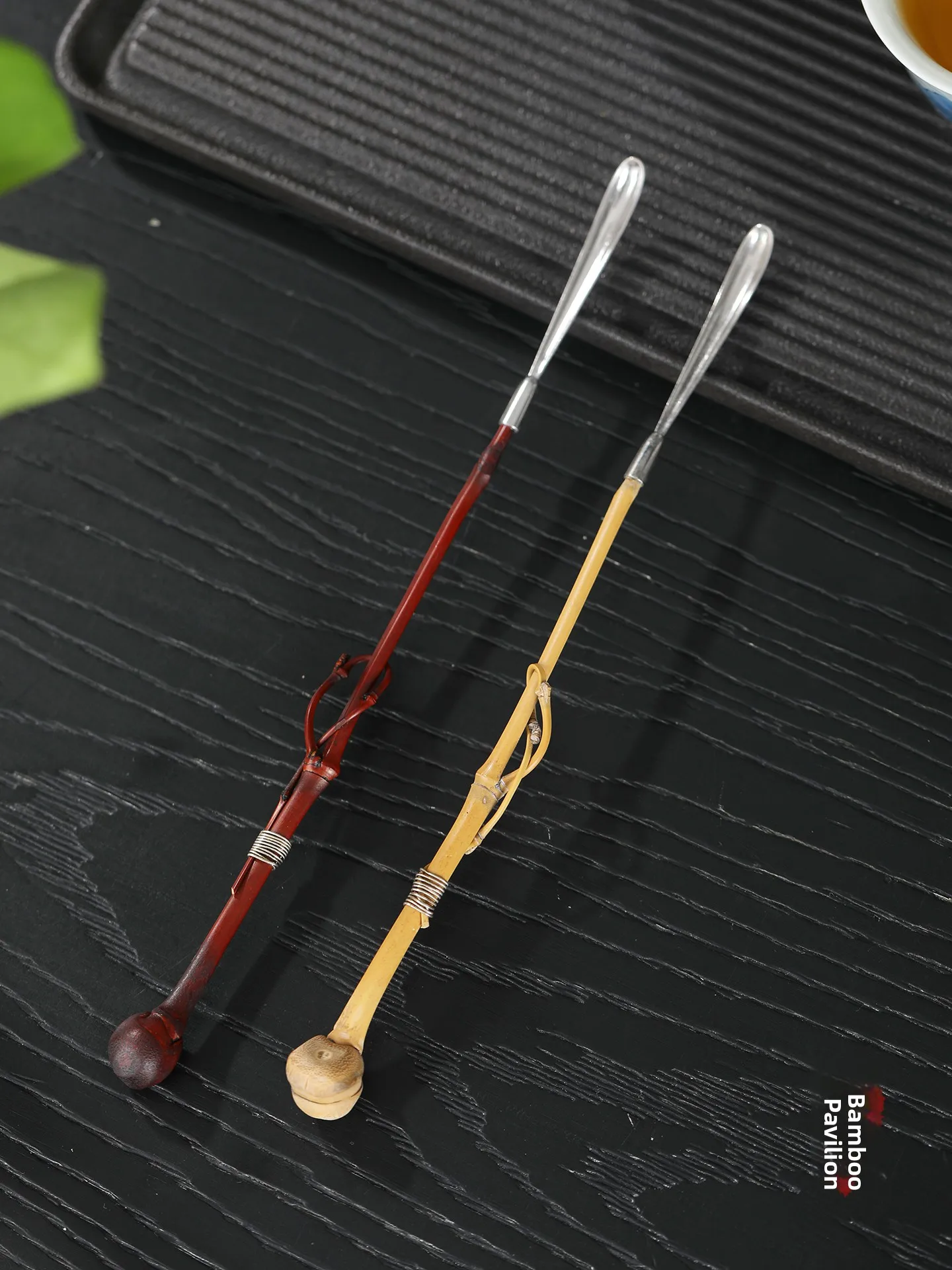 l Bamboo Tea Spoon Large Vernis  Tea Branch Tea Server Vintage Tea Needle Tea Ceremony Accories Home Use - view 4