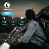 Lumintop EDC18 LED Flashlight Rechargeable Torch Light 18650 Battery Portable Waterproof EDC Flash Light for Camping Hiking