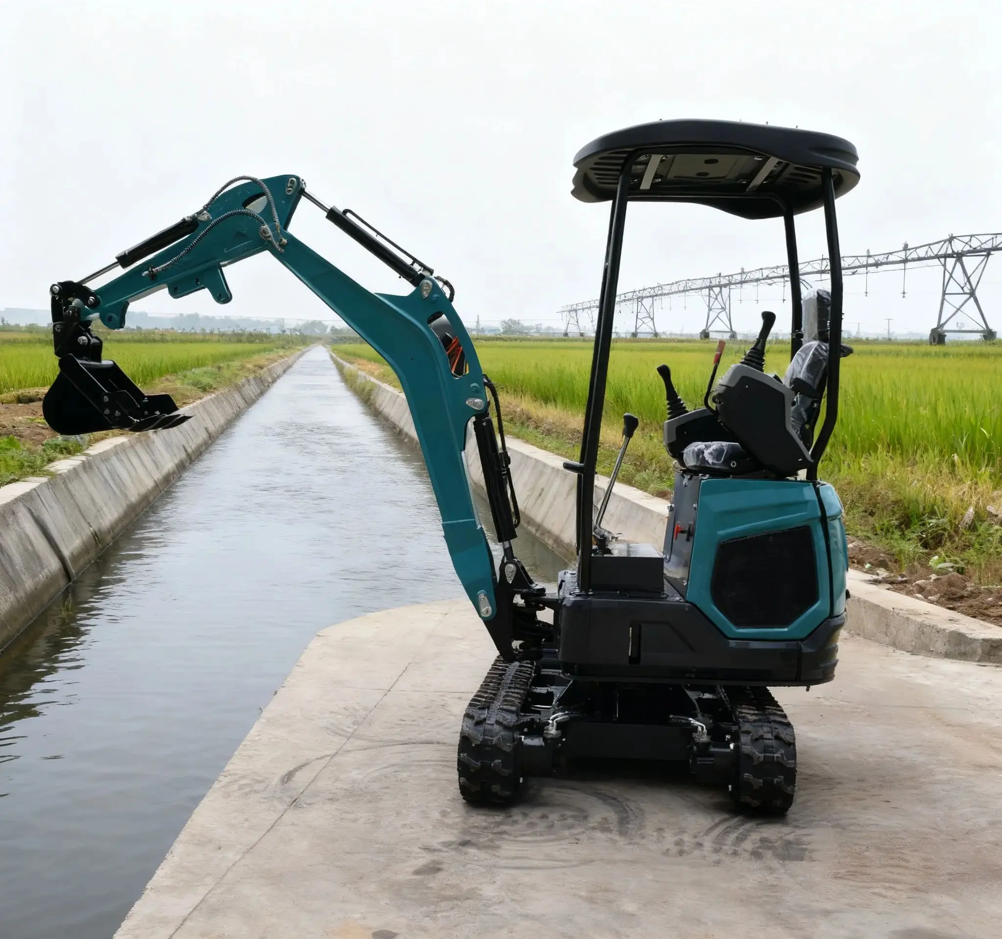 

1.8 tons and 2 tons, the cheapest price for mini excavators, tracked excavators, multifunctional mini excavators