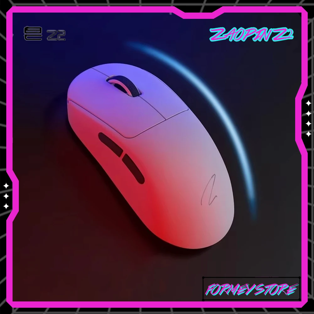 Zaopin Z2 4k Return E-Sports Mouse Paw3395 Tri Mode Lightweight Wireless Mouse Customize for Computer Gaming Mice Man Gifts