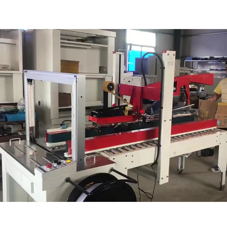 forSide sealing strapping machine,pp strapping sealed with adhesive tape machine