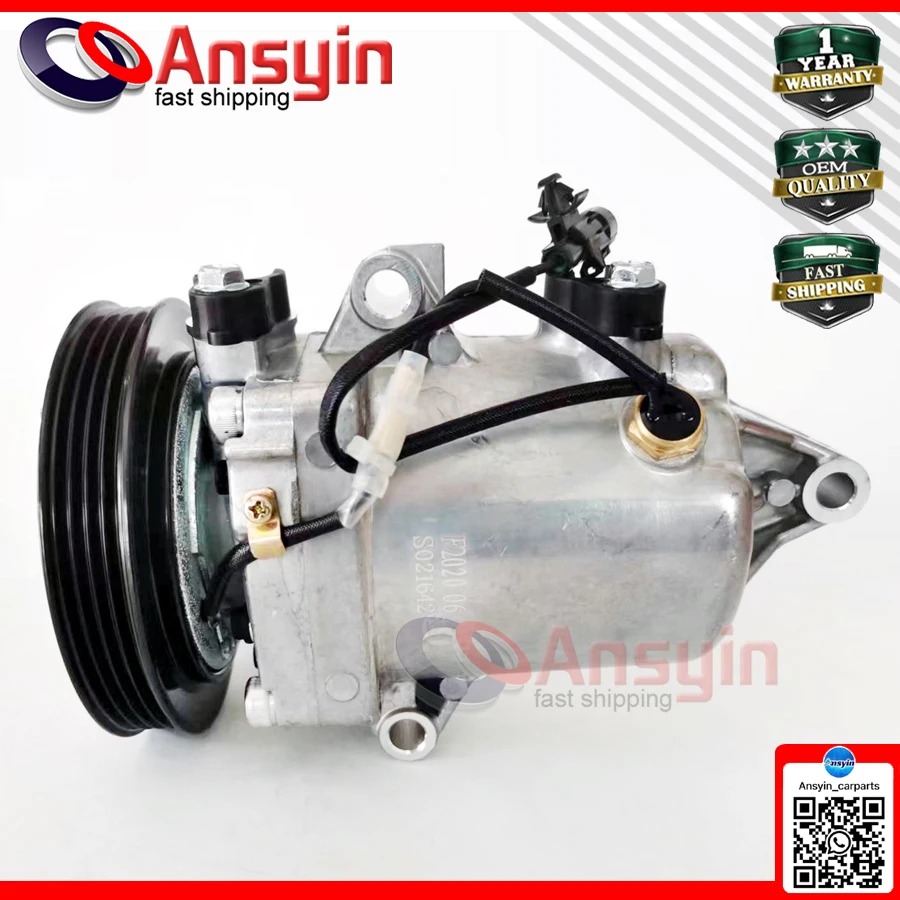 Air Conditioning AC Compressor For Suzuki Swift MARUTI ALTO K10 RITZ 95200M83KB0 95200M83KC1 Auto Replacement Parts