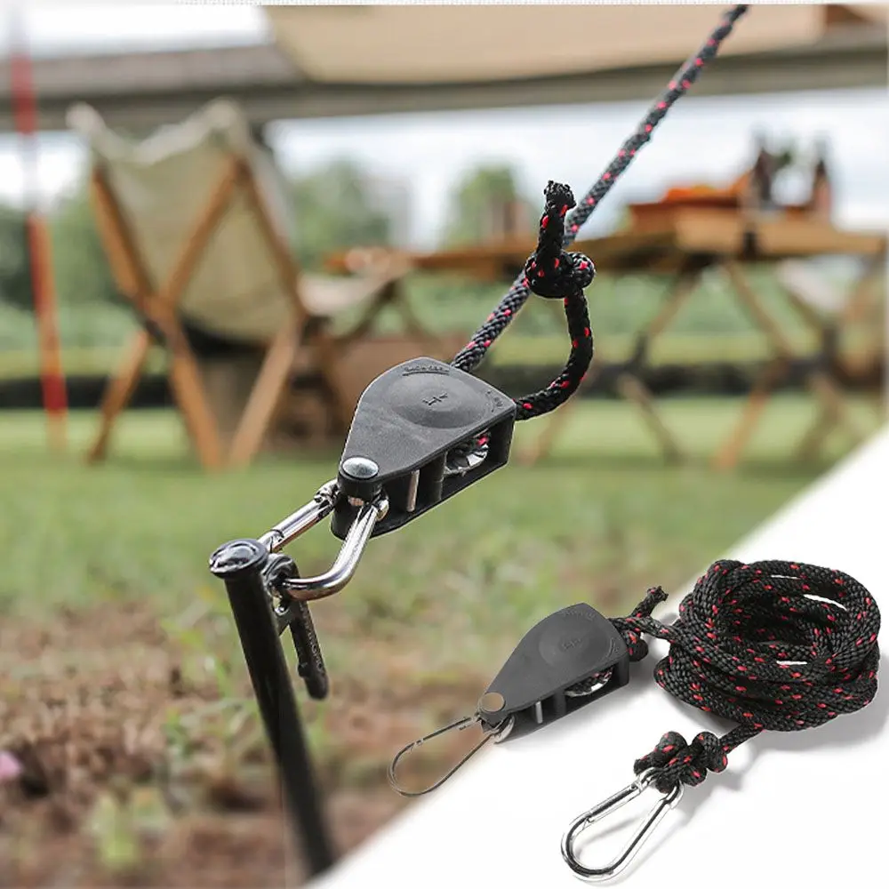 Веревка с храповым механизмом для кемпинга, регулируемый шкив, регулируемый ремень для палатки, шкив, регулирующий шкив для улицы