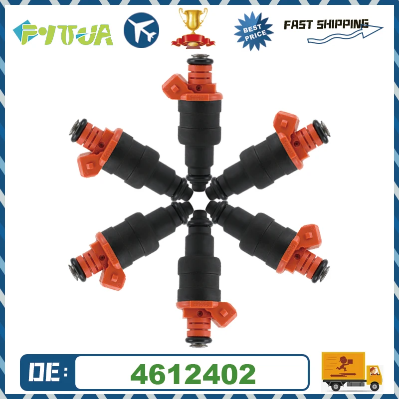 

6pcs Fuel Injector For 4612402 4612177 for Chrysler Grand Voyager 2000 Chrysler Voyager Chrysler Minivans 3.3L 3.8L