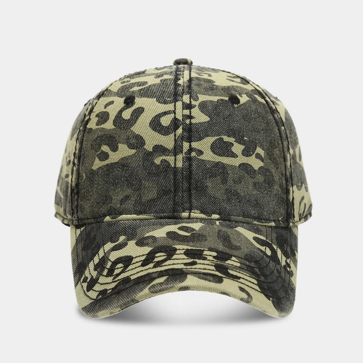 Customized Printed Logo Camouflage Soft Top Baseball Caps Men's And Women's Fashionable Tidal Current Versatile Duck Tongue Hats view 4