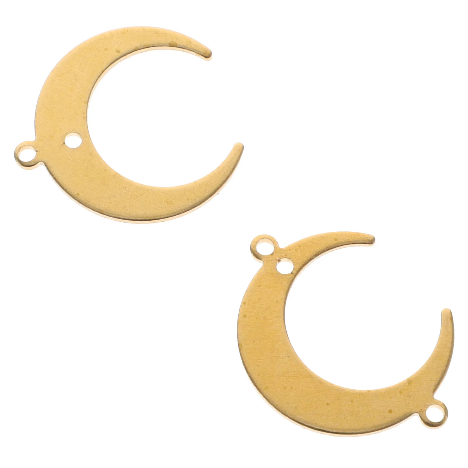 

50 шт., подвесные соединители в форме луны для изготовления ювелирных изделий, ожерелье, серьги, подвески, сплав, ремесленные изделия, подвески с луной