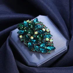 SHMIK Luxury Designer Crystal Brooches Pins For Women Lady Elegant Shiny Boutique Badges Corsage Party Wedding Pin Jewelry