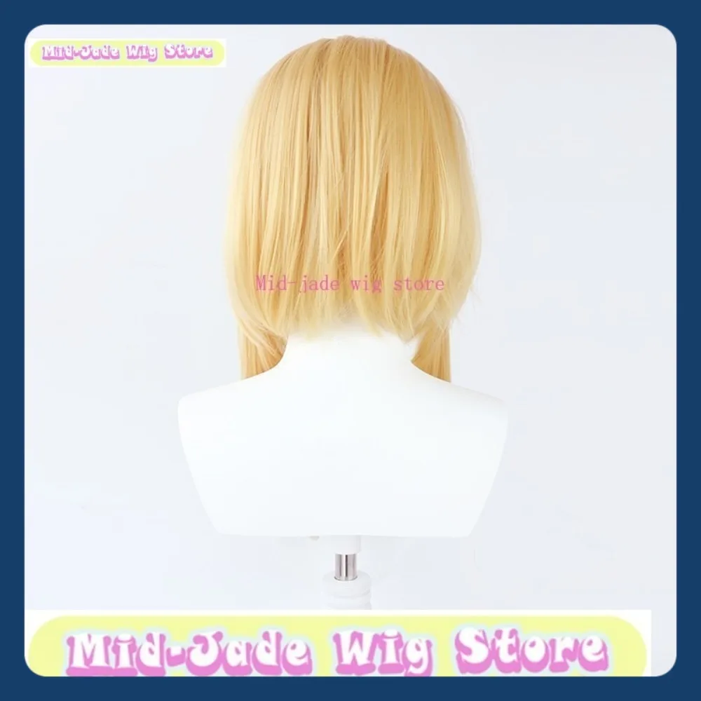 Peruka Mid-jade Wig Store Guilty Gear Bridget Cosplay Anime Gra Role Playing Halloween Party Kostium Rekwizyty Syntetyczne Włosy