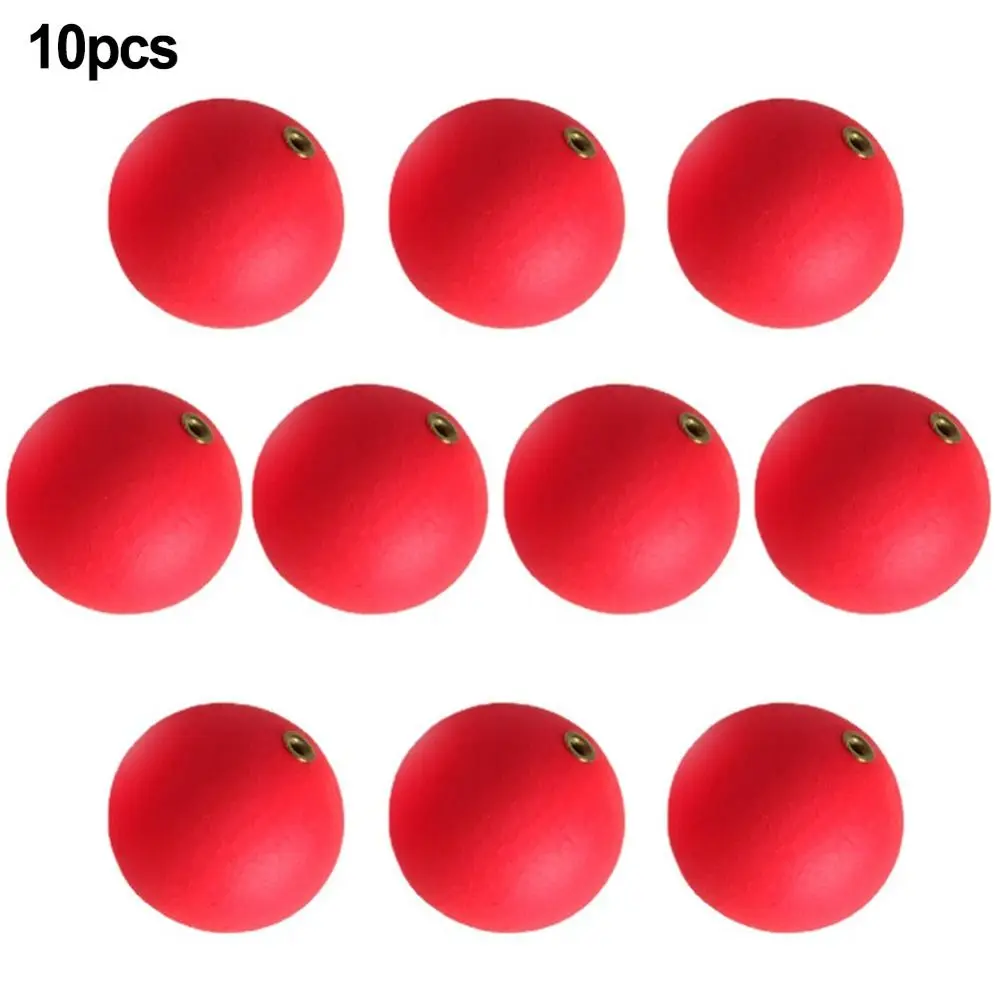 

10PCS Fishing Accessories with Copper Ring Foam Floating Ball Buoyancy Foam Buoyancy Balls 20mm-30mm Lightweight Saltwater