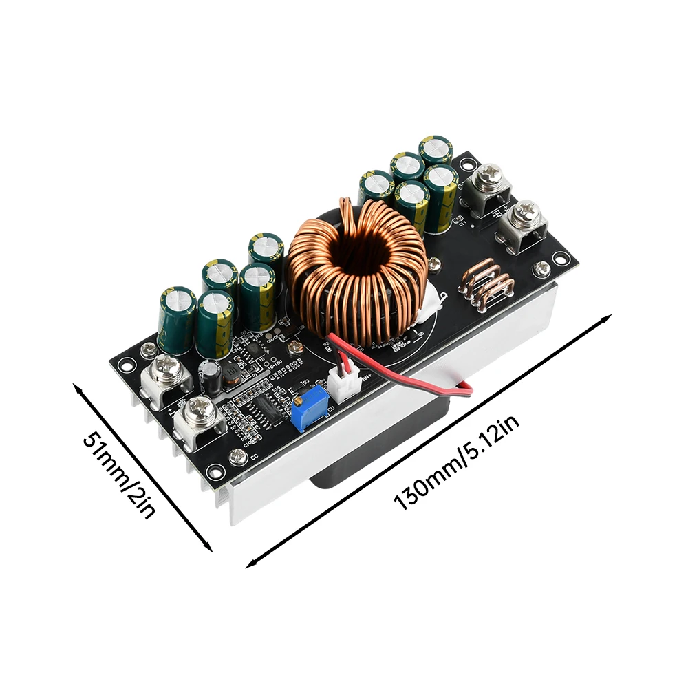 1500 واط تنحى وحدة DC-DC قابل للتعديل محول فرق الجهد DC15V-90V إلى DC2.5V-72V 50A الجهد المستمر وحدة امدادات الطاقة #6
