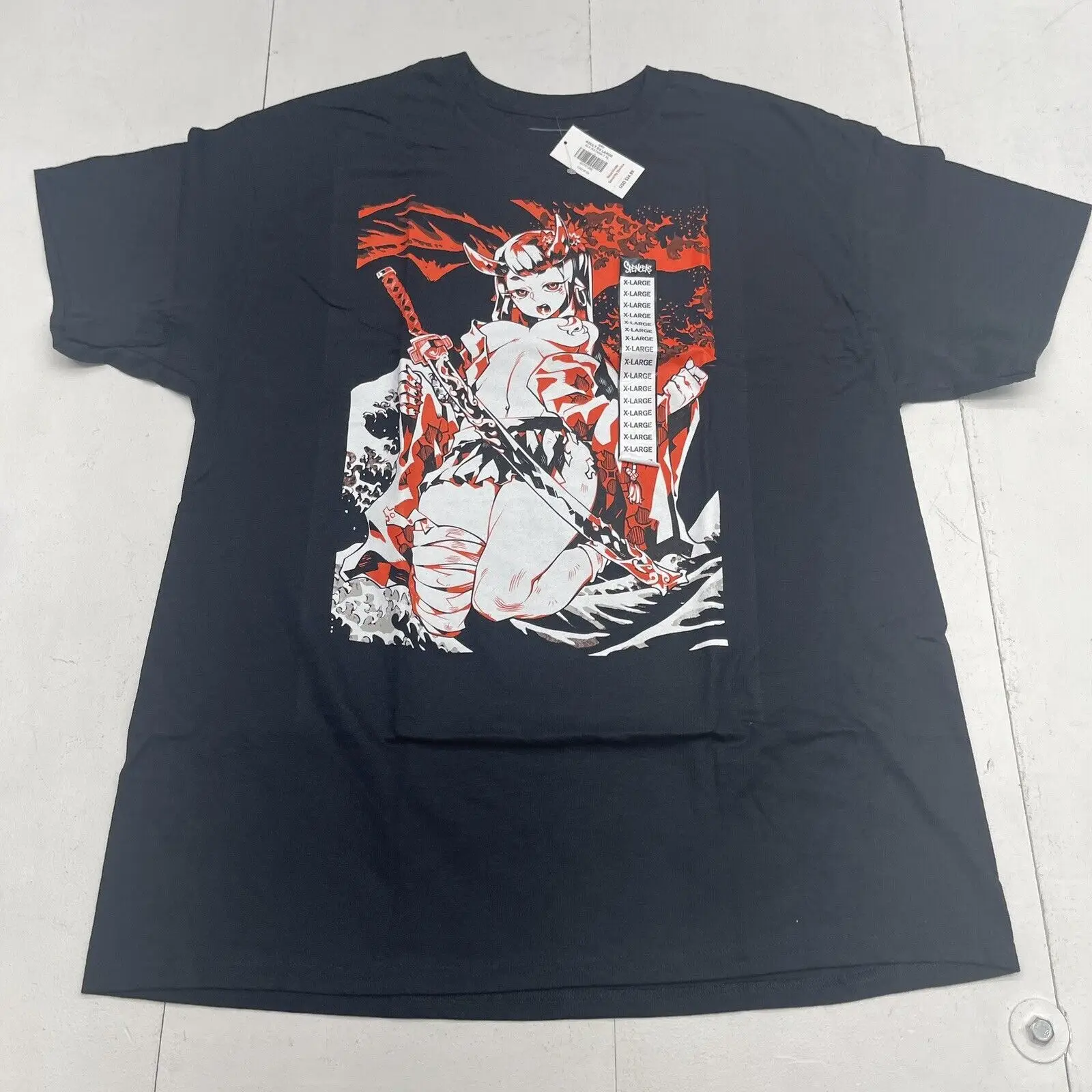 

Bad Habits Anime Katana Black Short Sleeve T Shirt Adults XL New Spencers