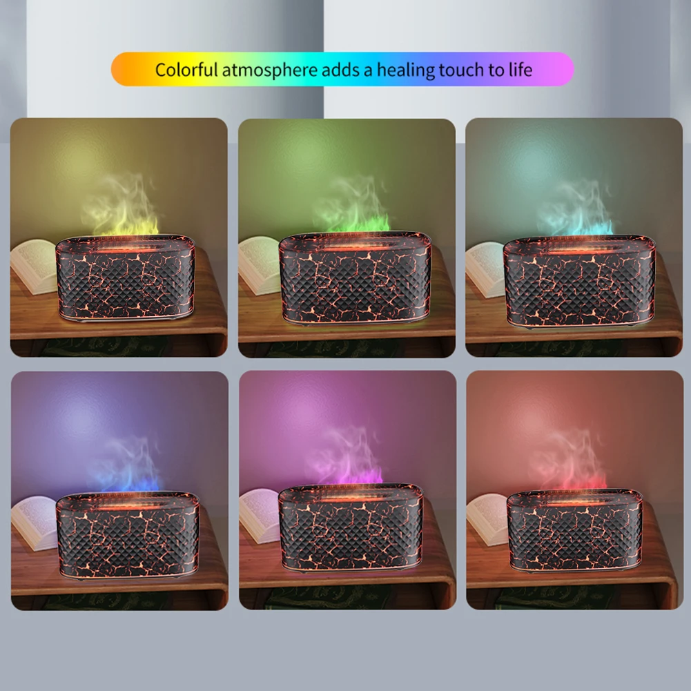 Convenient Aromatherapy Diffuser that Holds Up to 160ml Features Seven Light Colors & Automatic Turnoff System