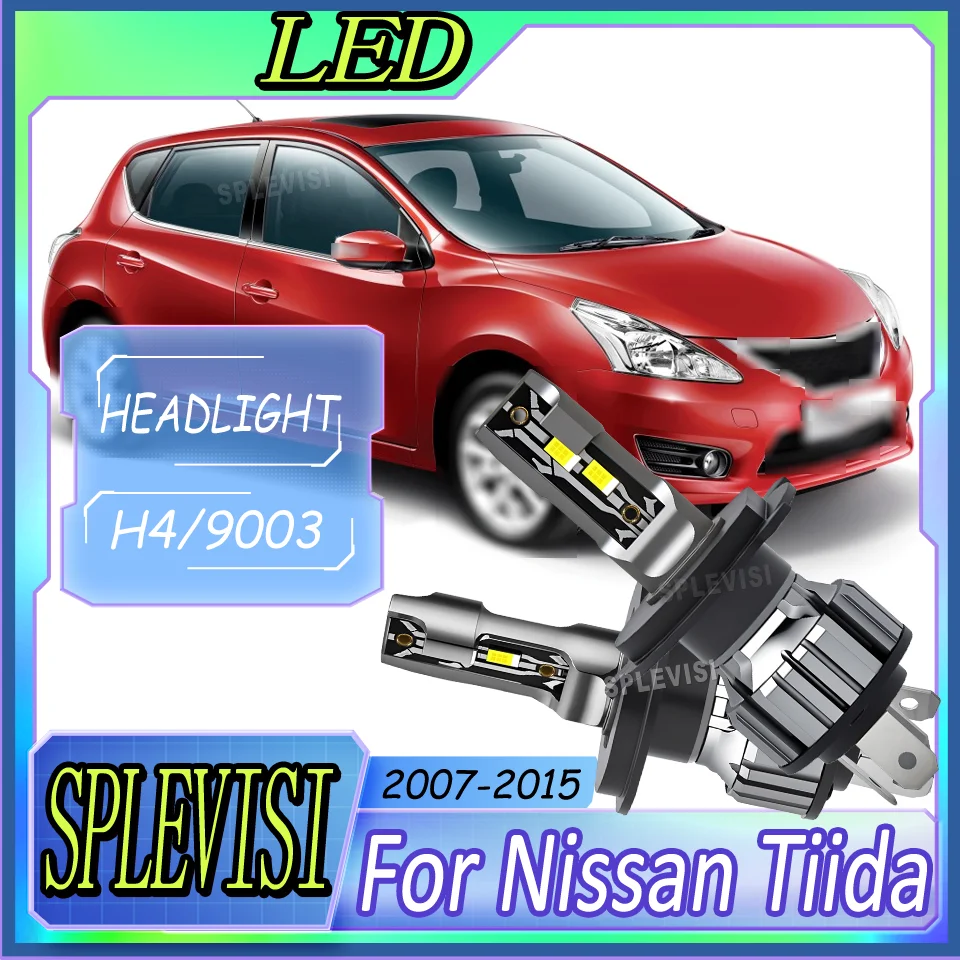

Простая установка, мощная ночная подсветка, светодиодная фара h4 для Nissan Tiida 2007, 2008, 2009, 2010, 2011, 2012, 2013, 2014 2015
