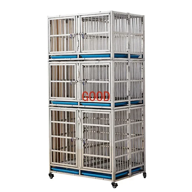 Stainless Steel Foster Cage Pet Hospital Isolation Cage Hospitalization