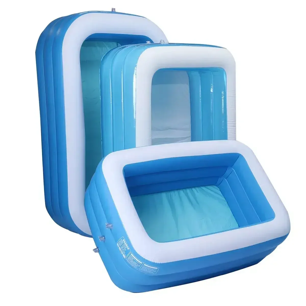 Summer Outdoor Indoor Thickened Inflatable Swimming Pool Water Sport Large Family Kids Children Adult Play Bathtub Foldable SPA