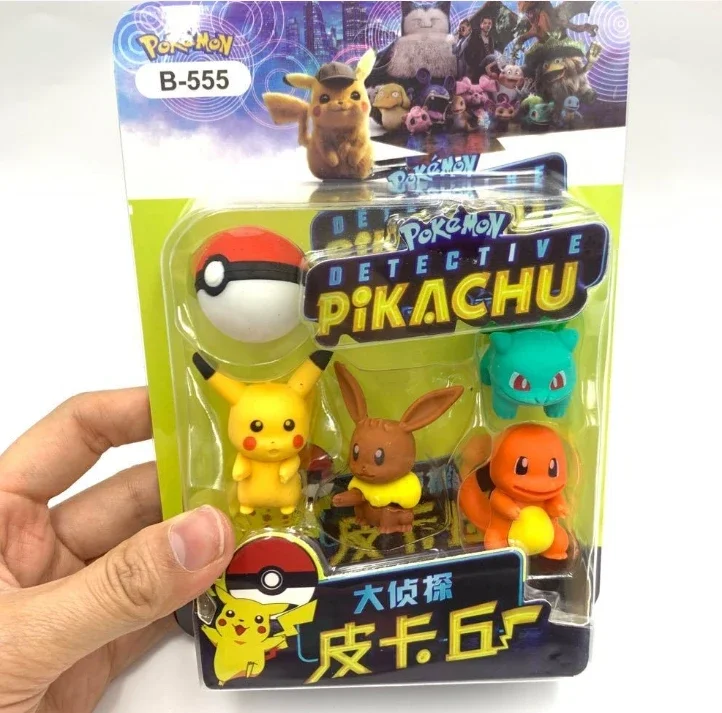 Pokemon Pikachu Eraser Creative Cute DIY Cartoon Pencil Eraser Sassafras Children Students Learning Office Stationery Gifts