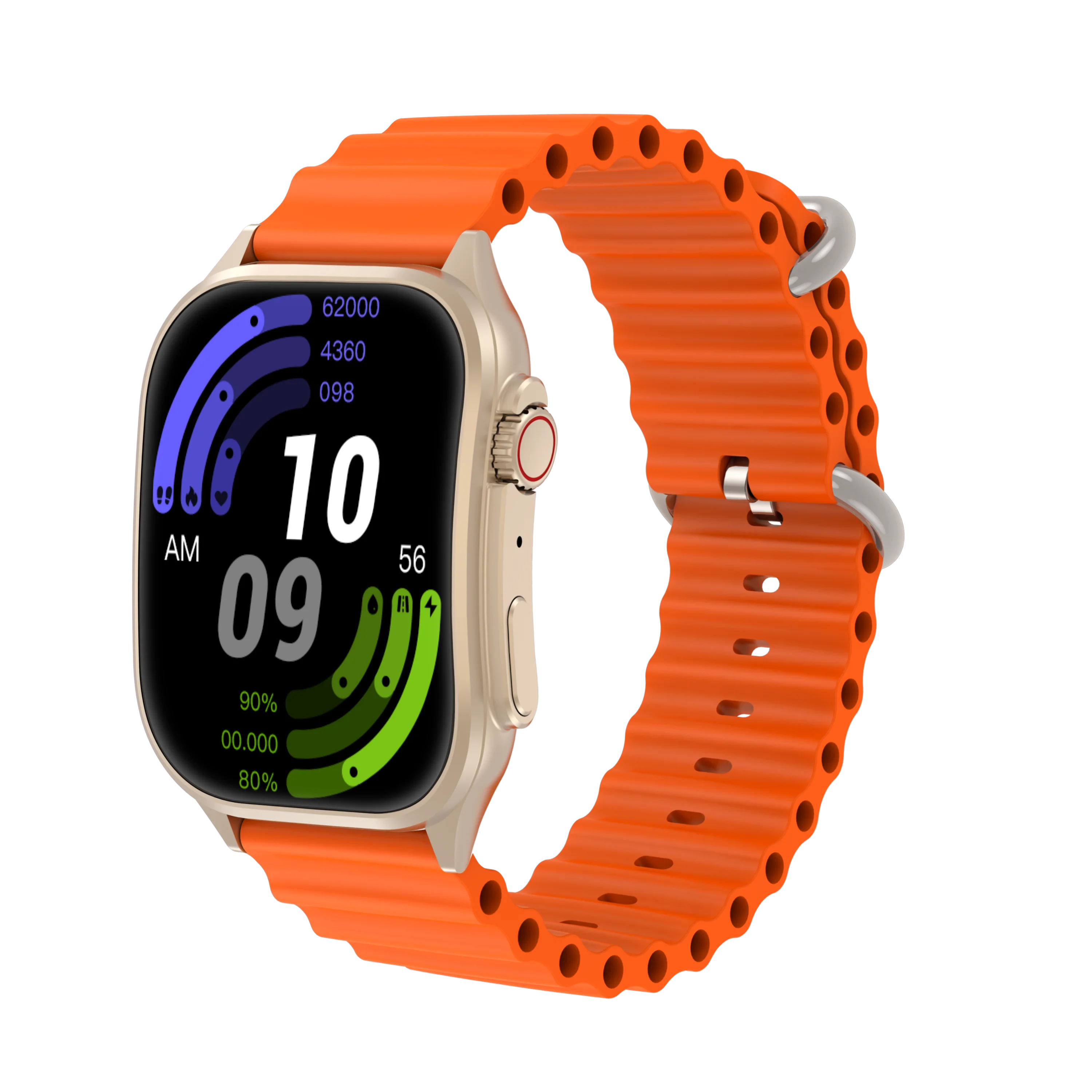 Reloj H7Ultra con pantalla curva de 2.19 pulgadas, carga inalámbrica, edición deportiva de 3 botones, Dynamic Island, múltiples modos deportivos