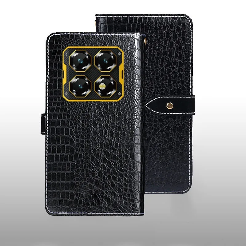 Flip Case For Oukitel WP60 5G Case Crocodile Pattern Leather Case Card Slots Cover For Oukitel WP60 5G Fundas