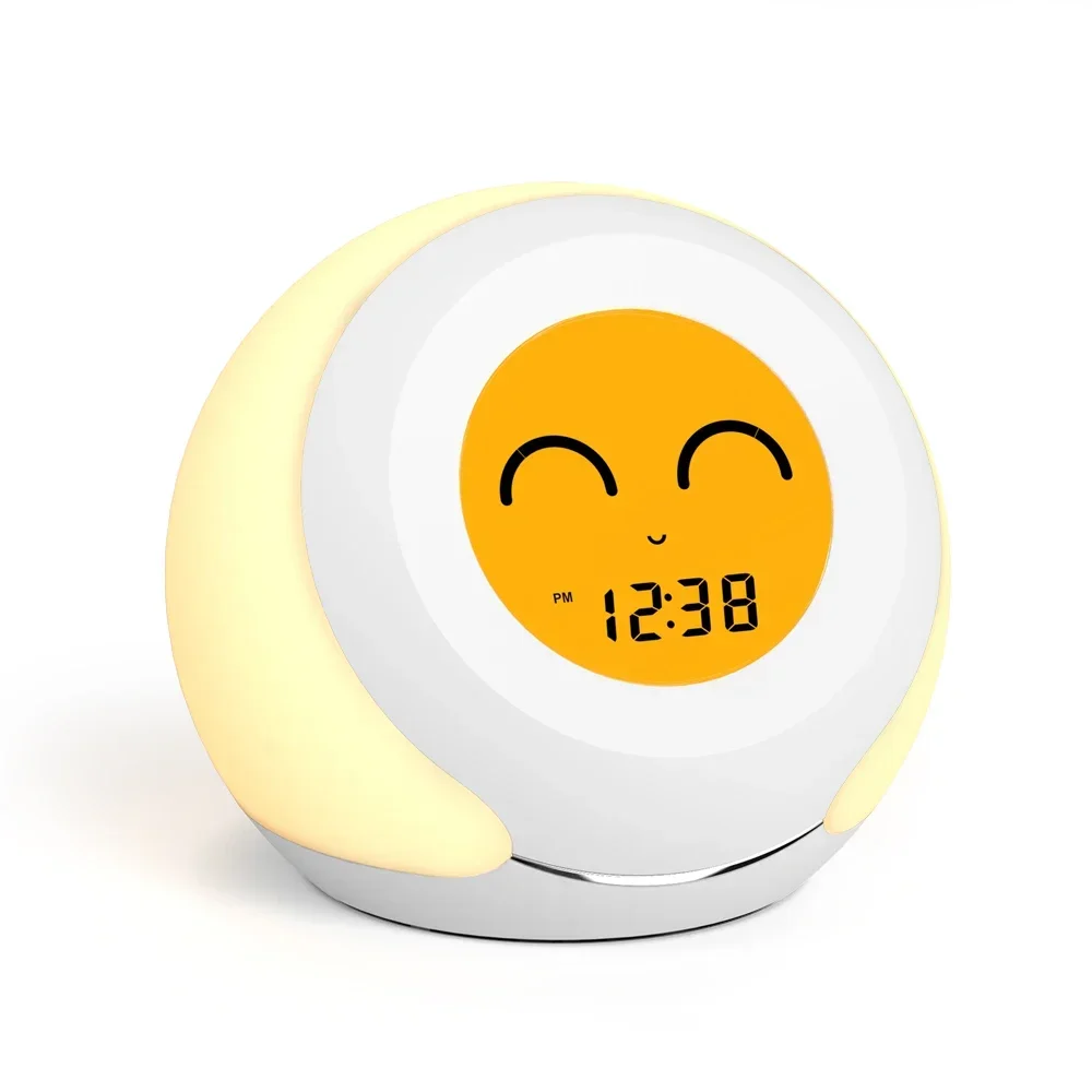 

iTOMA 915 Детский комнатный термометр и гигрометр, милые лица, цветной свет, 4-уровневый диммер, ЖК-дисплей, монитор температуры/влажности