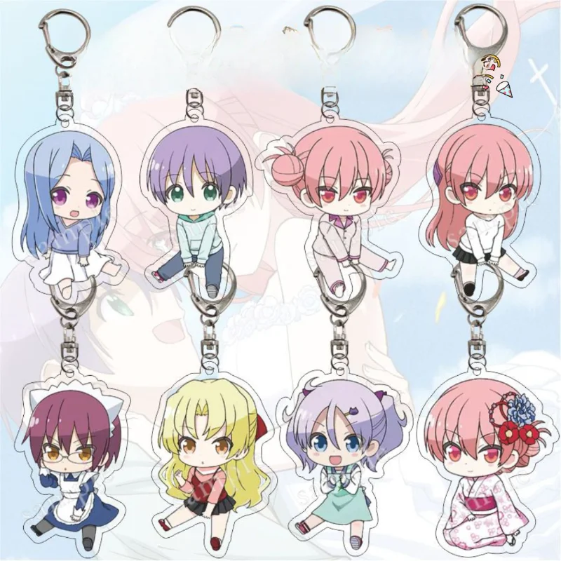 Tsukasa Yuzaki Yuzaki Nasa Arisugawa Kaname Anime Peripheral Keychain Sandwich Acrylic School Bag Small Pendant Lanyard Keychain