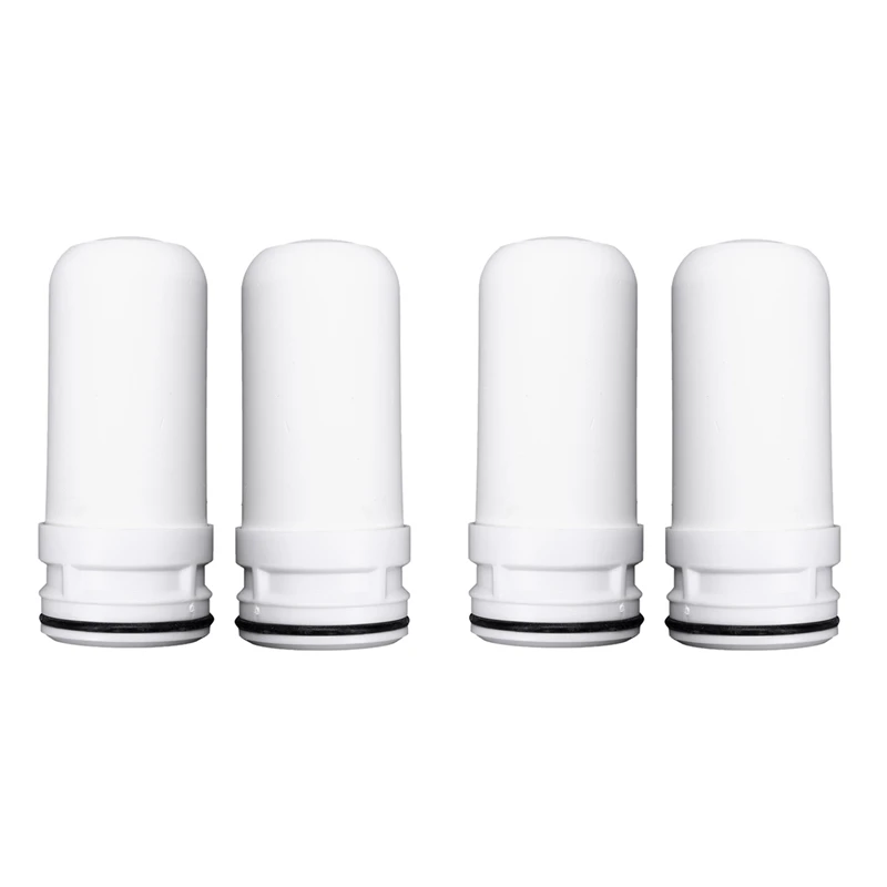 4 Stuks Waterfilter Cartridges Voor Kubichai Keuken Kraan Gemonteerde Waterzuiveraar Actieve Kool