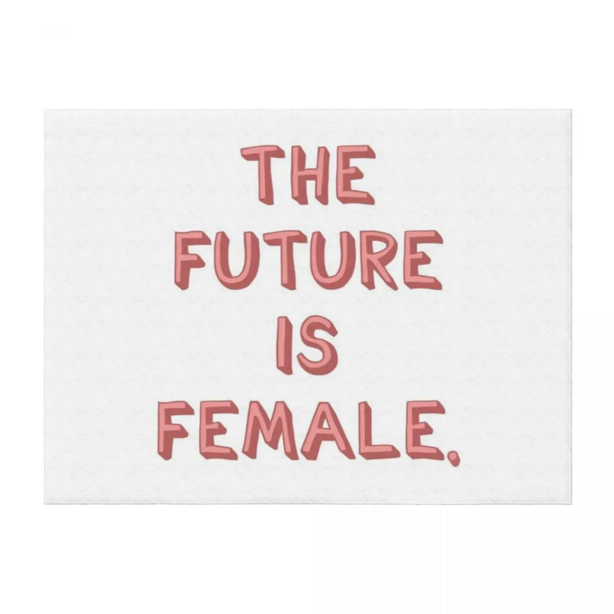 

The Future Is Female Throw Blanket For Decorative Sofa heavy to sleep Designers halloween Blankets