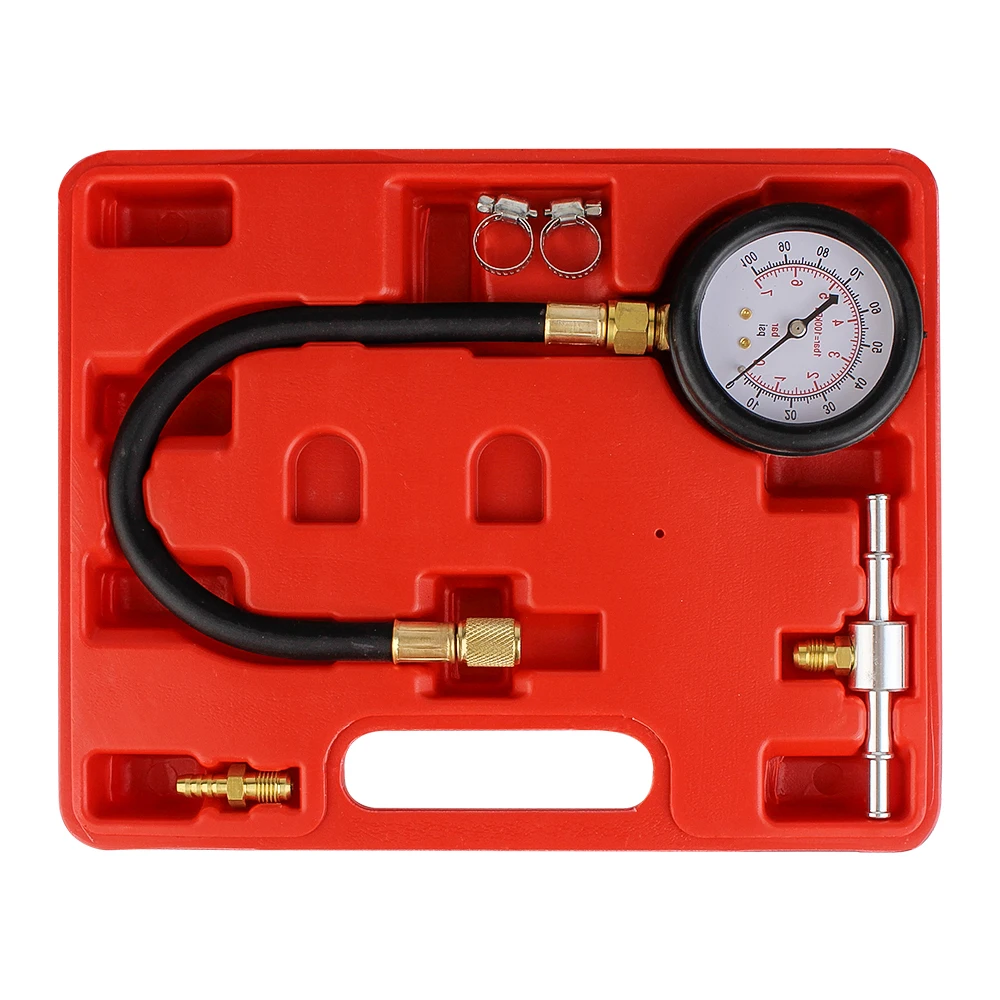 For Fuel Injection Pump Tester Auto Diagnostics Tools Car Test Set TU-113 Fuel Pressure Gauge