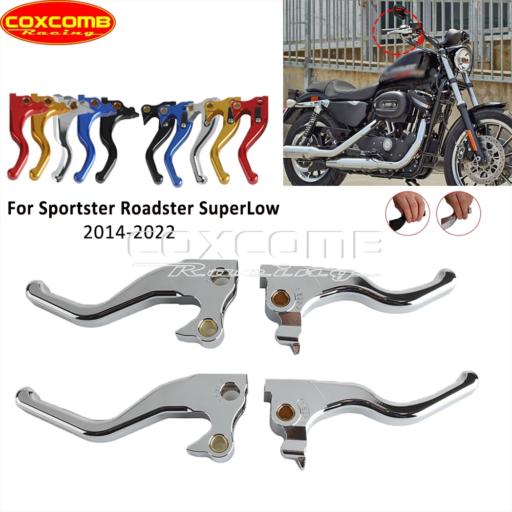 Hand Brake Clutch Lever Motorcycle Front Handlebar Levers For Harley Sportster Roadster XL883R XL1200CX SuperLow XL1200T XL883L