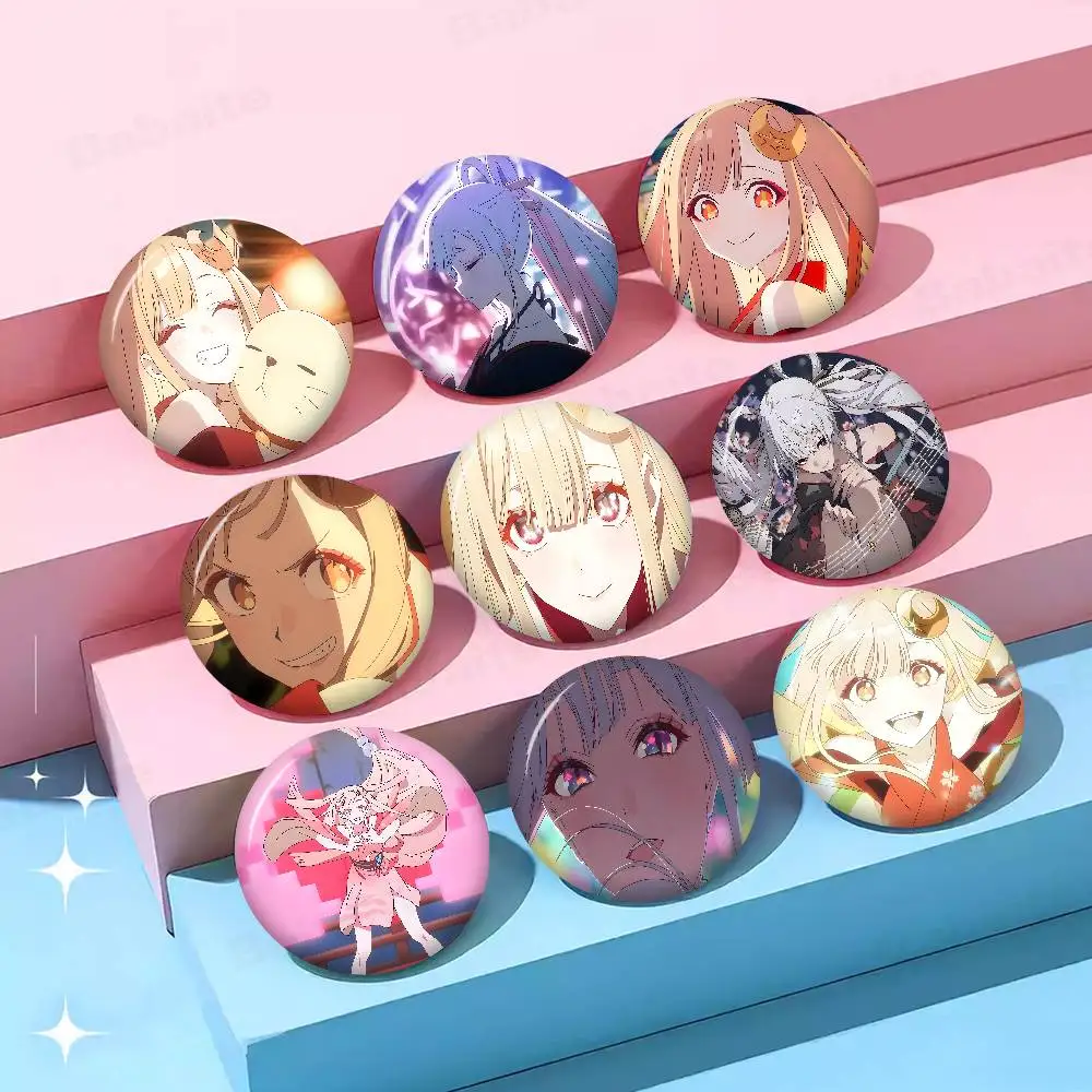 fantasy anime Cosmic Princess Kaguya! 58mm Handmade Brooch Cartoon Cosplay Badge on Backpack Jewelry Accessories Gifts