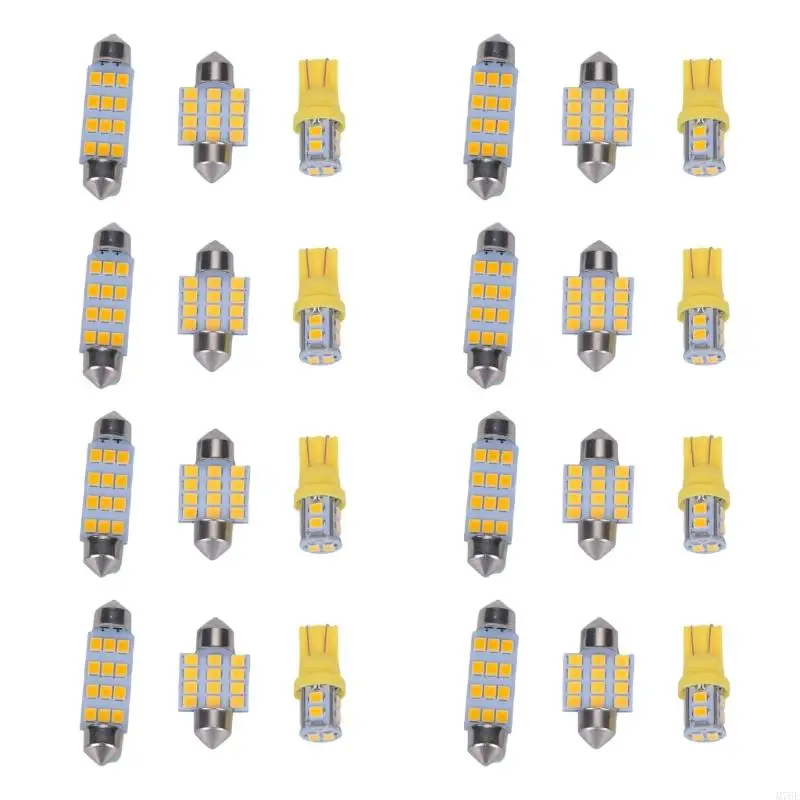 M76E Car Interior LED Bulb Double Pointed Reading Light for Routine Replacement