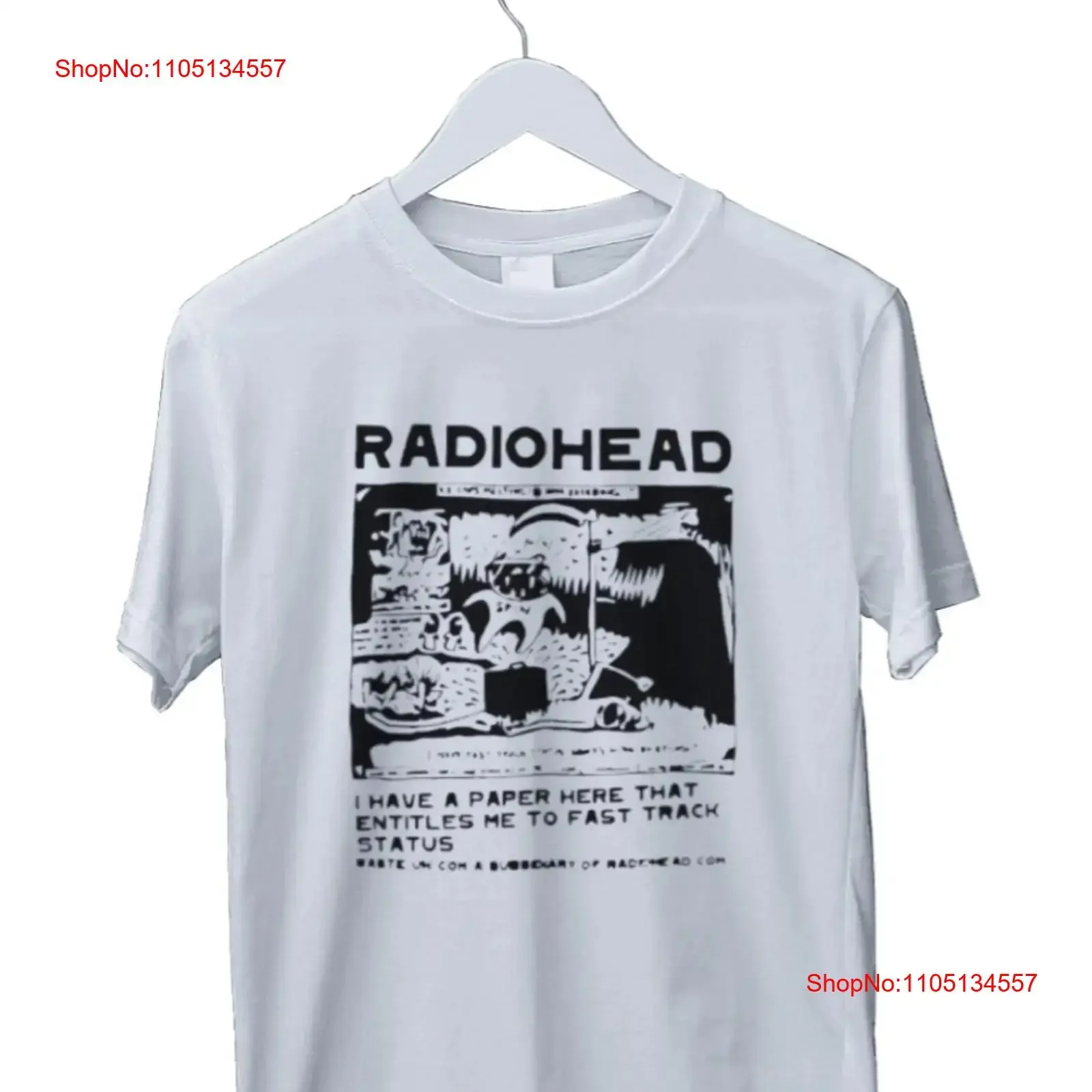 تي شيرت رجالي مطبوع من Radiohead مقاس S M L XL 2 3 4 ملابس مصممة عتيقة مغسولة ملابس علوية ناعمة للارتداء اليومي جرافيك مريح